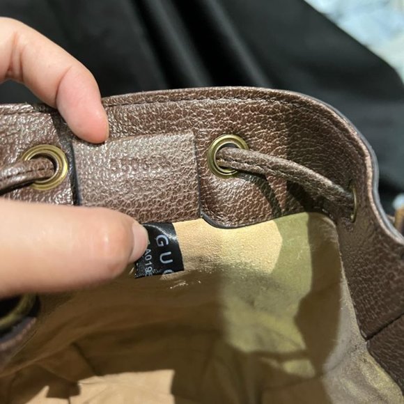 Gucci Ophidia GG Mini Bucket Bag Beige Brown Green Red Supreme 550620 - Picture 7 of 8